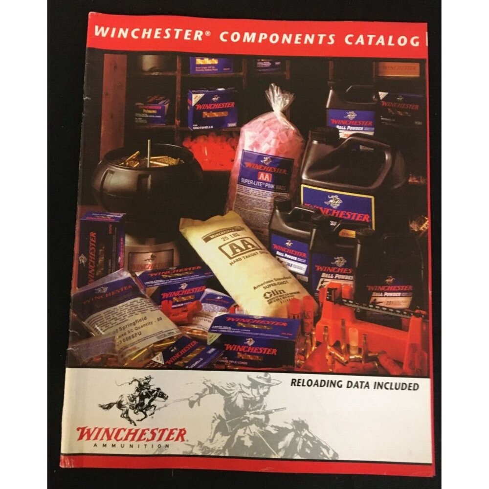 Winchester Ammunition Components Catalog 2001- Reloading Data Included